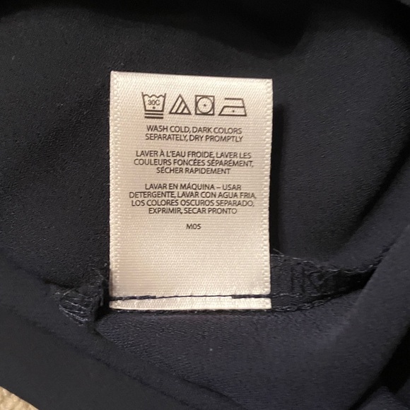 Van Heusen Dark Navy Blue Cap Sleeve Blouse - Picture 10 of 10